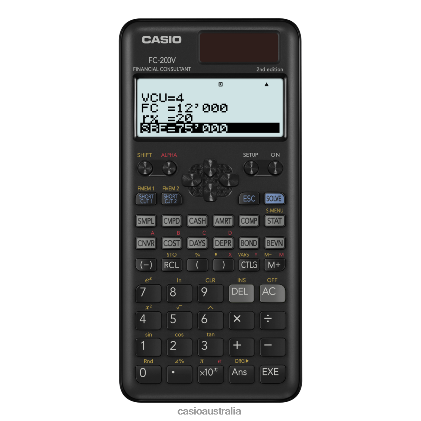 Casio FC-200V-2 Financial 8P8HRV1008