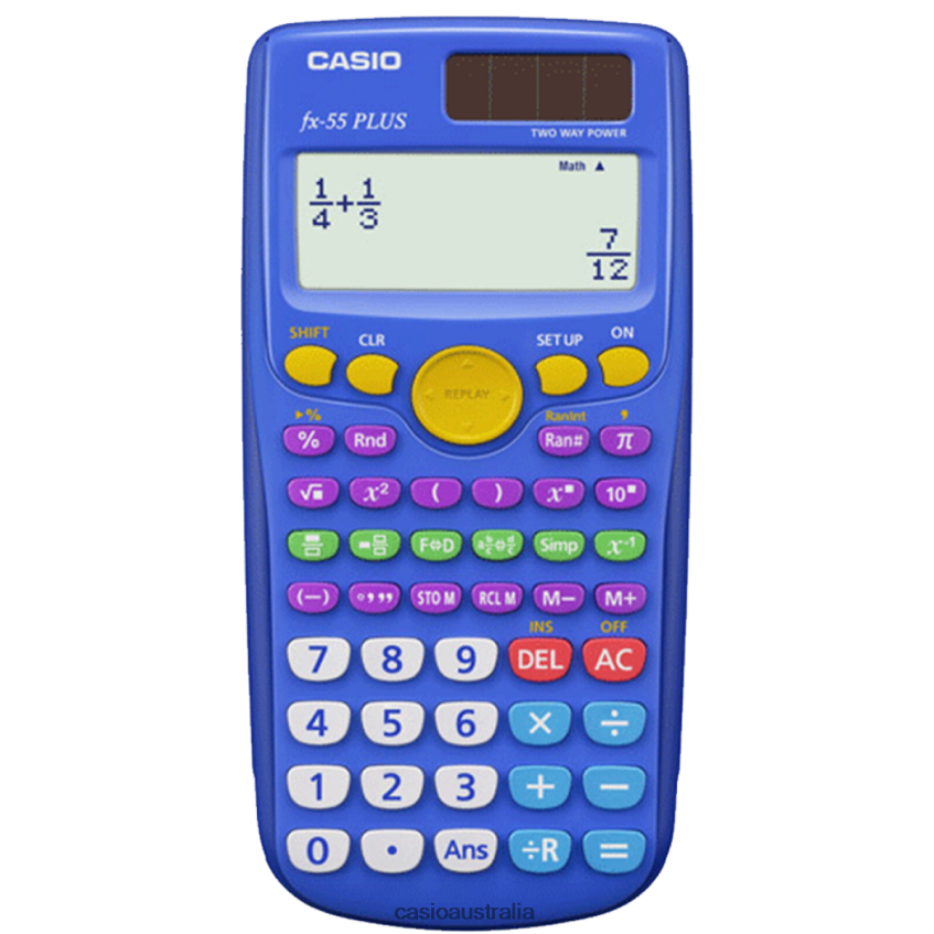 Casio fx-55 PLUS Fraction Calculator 8P8HRV1018